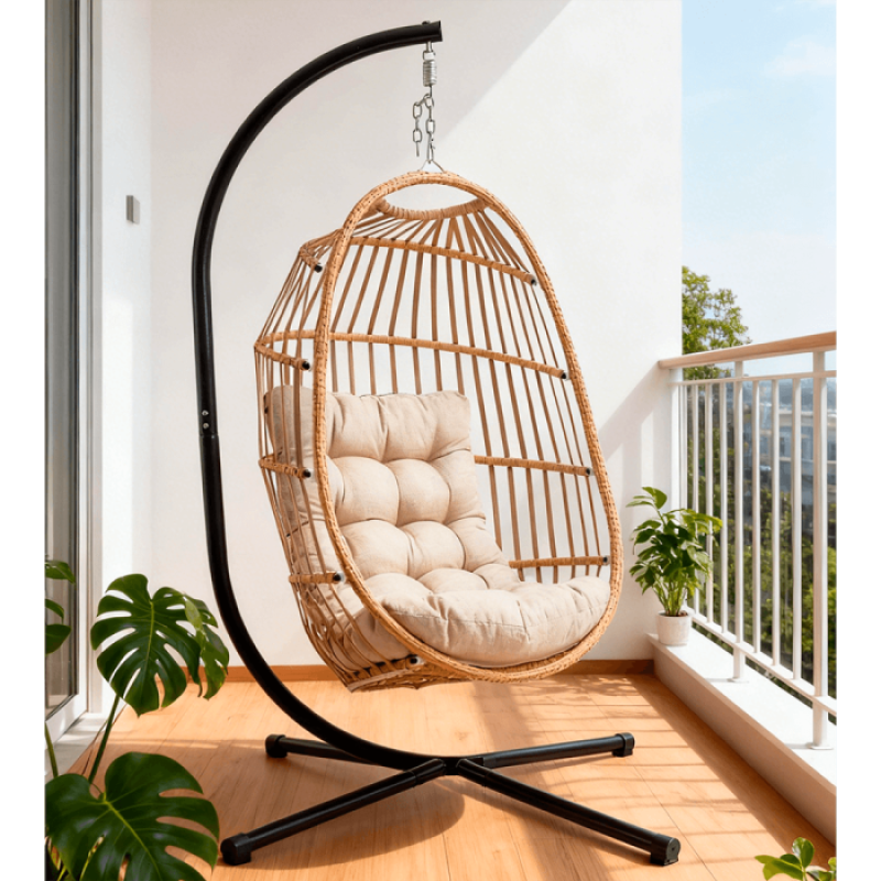 Balansoar de tip cocon Joyce Natural / Bej