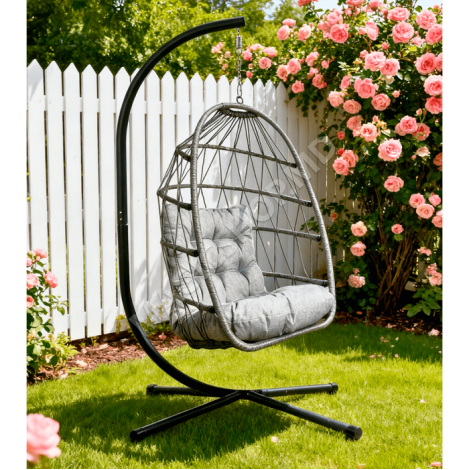 Balansoar de tip cocon Malta Black