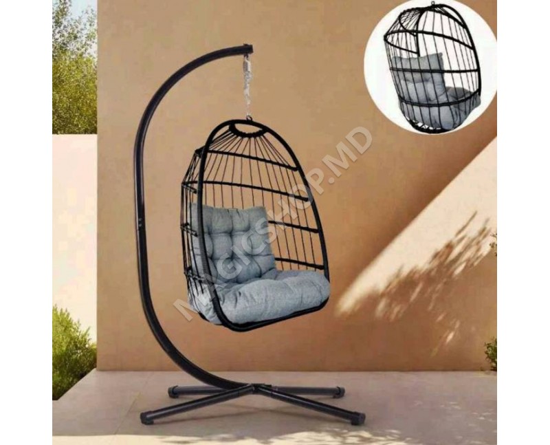 Balansoar de tip cocon Malta Black