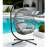 Balansoar de tip cocon COCO Black, Grey