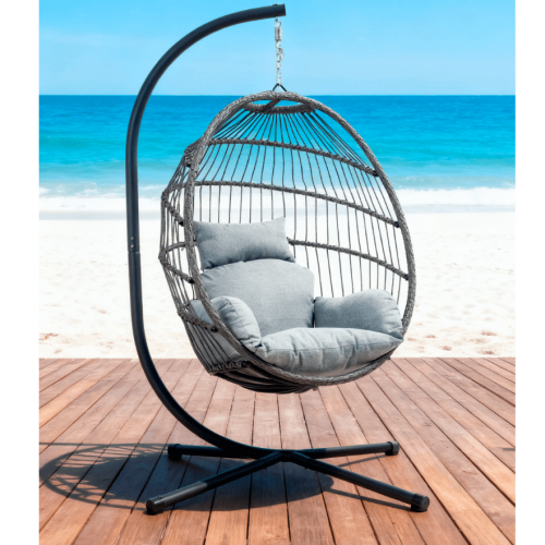 Balansoar de tip cocon COCO Black, Grey