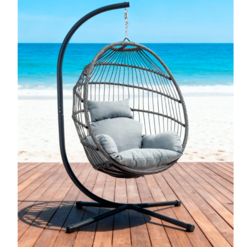 Balansoar de tip cocon COCO Black, Grey