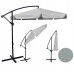 Umbrelă de grădină 350 cm gri, verde