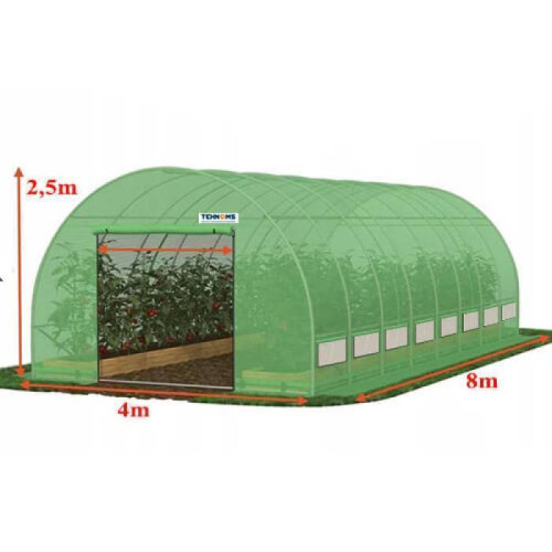 Sera Tehno Ms 8x4x2.5m / Ø32mm / 2 uși