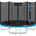Trambulina Pro 312 cm, plasa externa, roz, albastru