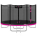 Trambulina Pro 435 cm, plasa externa, albastra, roz