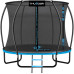 Trambulina Ultra 185 cm, plasa interioara, roz, albastru