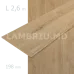 Lambriu MDF „PREMIUM” 198mm L-2,6m Stejar Galitia