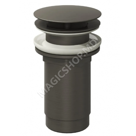 Раковина с переливом, цвет Graphite, матовая поверхность, Quick Clac Ravak