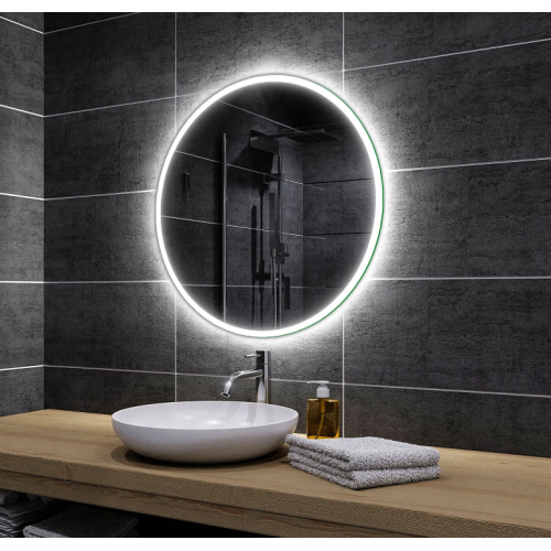 Oglinda LED+ Turin 60; 80 cm D PHR 130103 Antiaburire