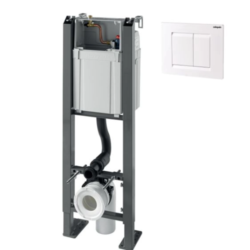 Rama pentru suspendarea WC Wirquin CHRONO ESSENTIEL + buton