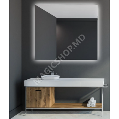 Oglinda LED+ Roma 60; 80×80 PH040503 antiaburire