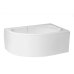 Cada de baie asimetrica acryl pe colt STANDARD (suport inclus),1300x850x535 mm