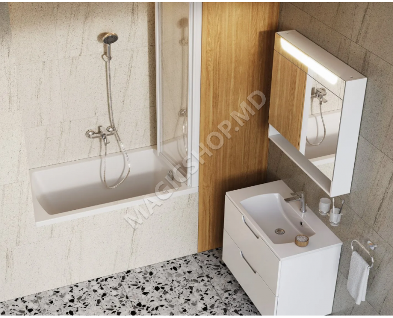 Акриловая ванна RAVAK Clasic II 120×70