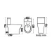 Vas WC+Rezervor B-2315A White 65x34x79 cm