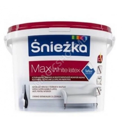 Emulsie interioara alba SNIEZKA MAX White Latex 5L