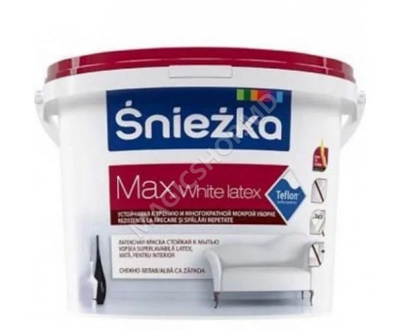 Emulsie interioara alba SNIEZKA MAX White Latex 5L