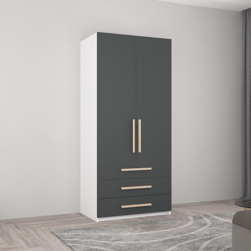 Dulap Smart-Home 1,0×0,56×2,0H m. cu polițe și seratre