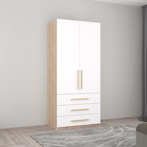 Dulap Smart-Home 90×56 cm 200H cu polițe și sertare