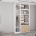 Dulap Smart Combinat 135x56x240 cm bej
