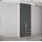 Dulap Smart Combinat 90x56x240 cm