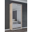 Dulap Compact 100; 110; 120; 130; 140; 150x45x220 cm cu uși glisante Oglindă
