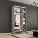 Dulap Compact 1,0-1.5m cu uși glisante Oglindă