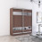 Dulap Fox 140-180x60x220H cm cu uși glisante Pal+Oglindă