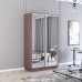 Dulap Fox 100-140x60x220H cm cu uși glisante oglindă
