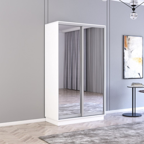 Dulap Fox 100-140x60x220H cm cu uși glisante oglindă