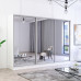 Dulap Fox 240-300x60x220H cm cu uși glisante oglindă