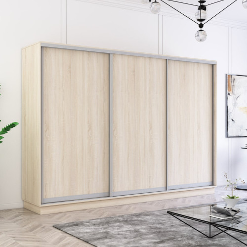 Dulap Fox 240-300x60x220H cm cu uși glisante Pal