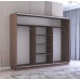 Dulap Fox 240-300x60x220H cm cu uși glisante Pal