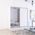 Dulap Fox 19-230x60x220H cu uși glisante pal+oglindă