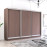 Dulap Fox 310-360x60x220H cm cu uși glisante Pal