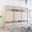 Dulap Fox 310-360x60x220H cm cu uși glisante Pal+Oglindă