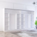 Dulap Fox 370-400x60x220H cm cu uși glisante Pal+Oglindă