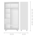 Dulap cupe Aron 100x60x220cm
