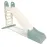 Tobogan pentru copii 244 cm, Doloni gri, albastru