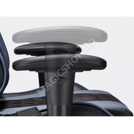 Scaun Gaming Lumi CH09-1, PU Piele, Negru | Albastru