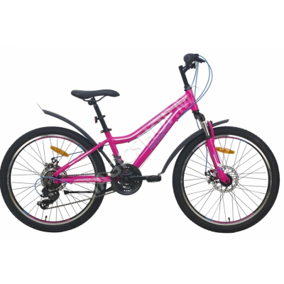 Велосипед Aist Rosy Junior 2.1 24″ Алюминиевый розовый