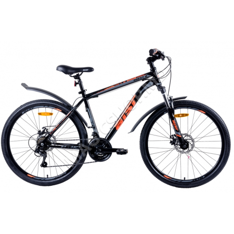 Bicicletă Aist Quest Disc 26’/ cadru 20′ negru-gri (26-01)