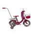 Bicicletă pentru copii Princess 12″, cu roți ajutătoare și mâner pentru părinte