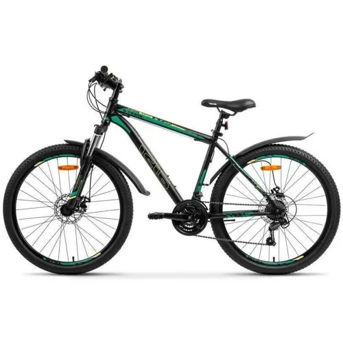 Bicicleta Aist Quest 26/20 negru-verde, sur, rosu