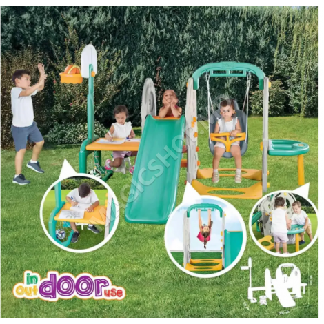 Tobogan cu scrinciob 7 in 1 pentru copii