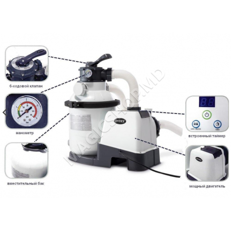 Pompa de filtrare cu nisip Intex 4,0t м3/ч