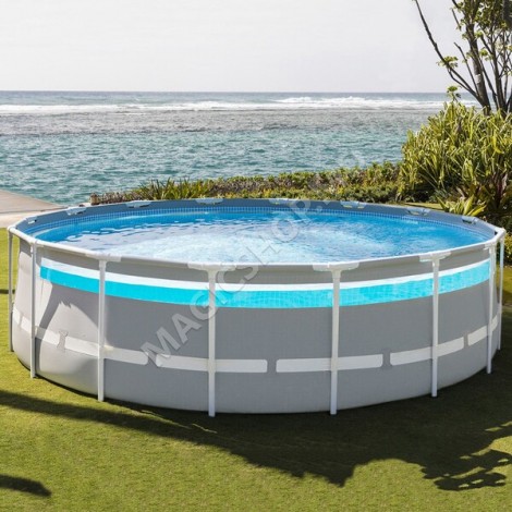 Piscină INTEX Prism Frame Clearview 488x122cm, 19156 l