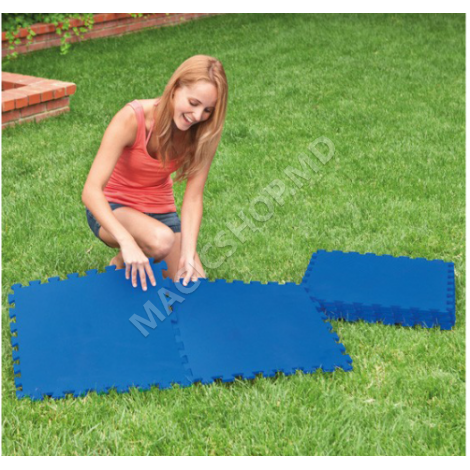 Covoraș modular moale „Puzzle” 50x50x1cm, 8 buc, 1,9m2