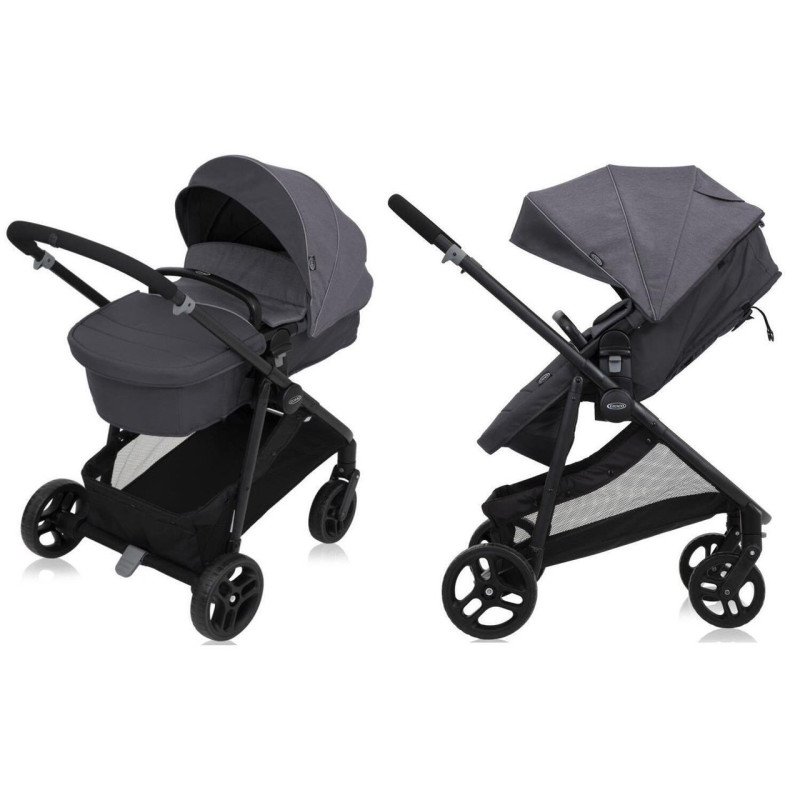 Carucior Graco Transform 2 in 1 Black
