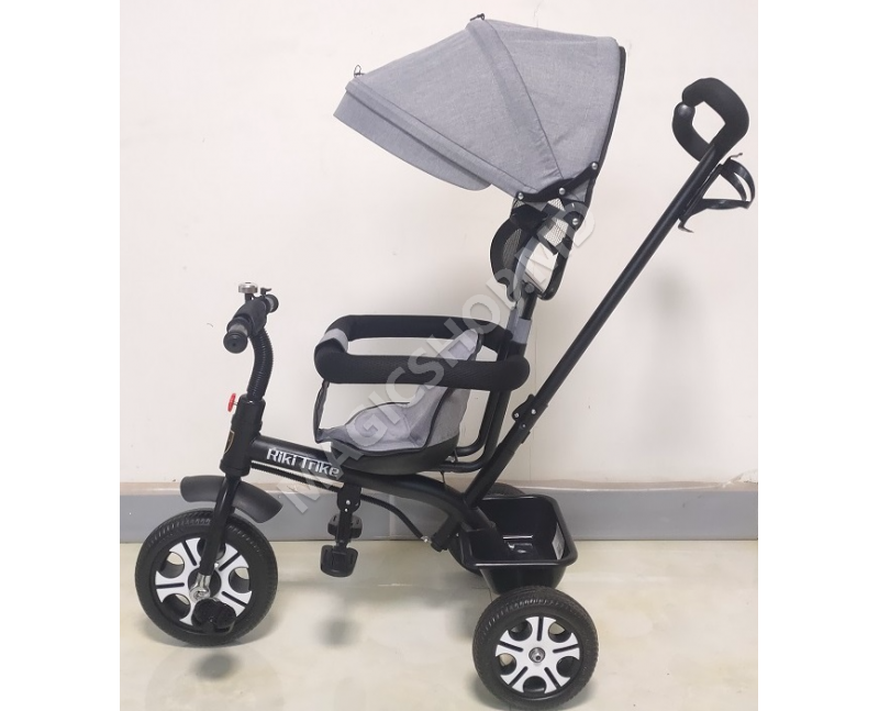 Bicicletă cu trei roți Riki-Trike gri; rosu; albastru